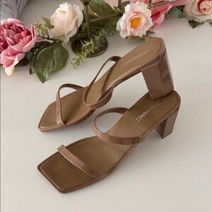 Women’s Jeffrey Campbell Brown Strappy Block Heel Sandals
